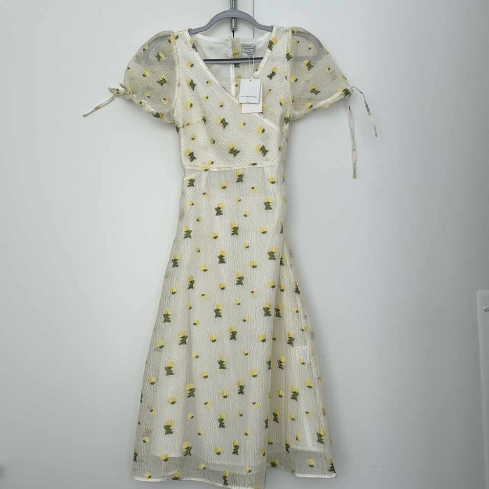 Petite Studio - Lottie Dress - Ivory Organza